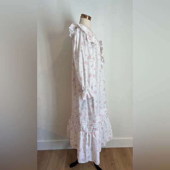VINTAGE Gilligan O’Malley | Floral Ruffle Mumu Nightgown - Picture 4 of 9